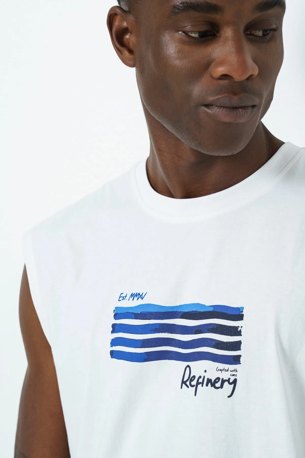 Oversized Sleeveless T-Shirt sold by Refinery product image thumbnail 5