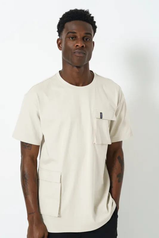 Oversized T-Shirt - Cement sold by Refinery