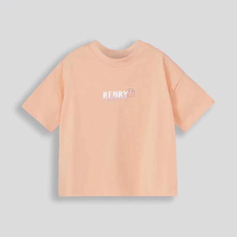 Girls Boxy Tee - Yellow sold by Refinery