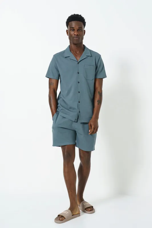Pique Knit Shorts sold by Refinery