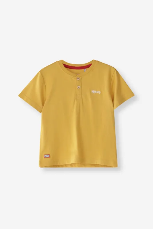 Boys Henley Tee sold by Refinery