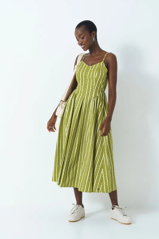 Strappy Fit & Flare Dress sold by Refinery