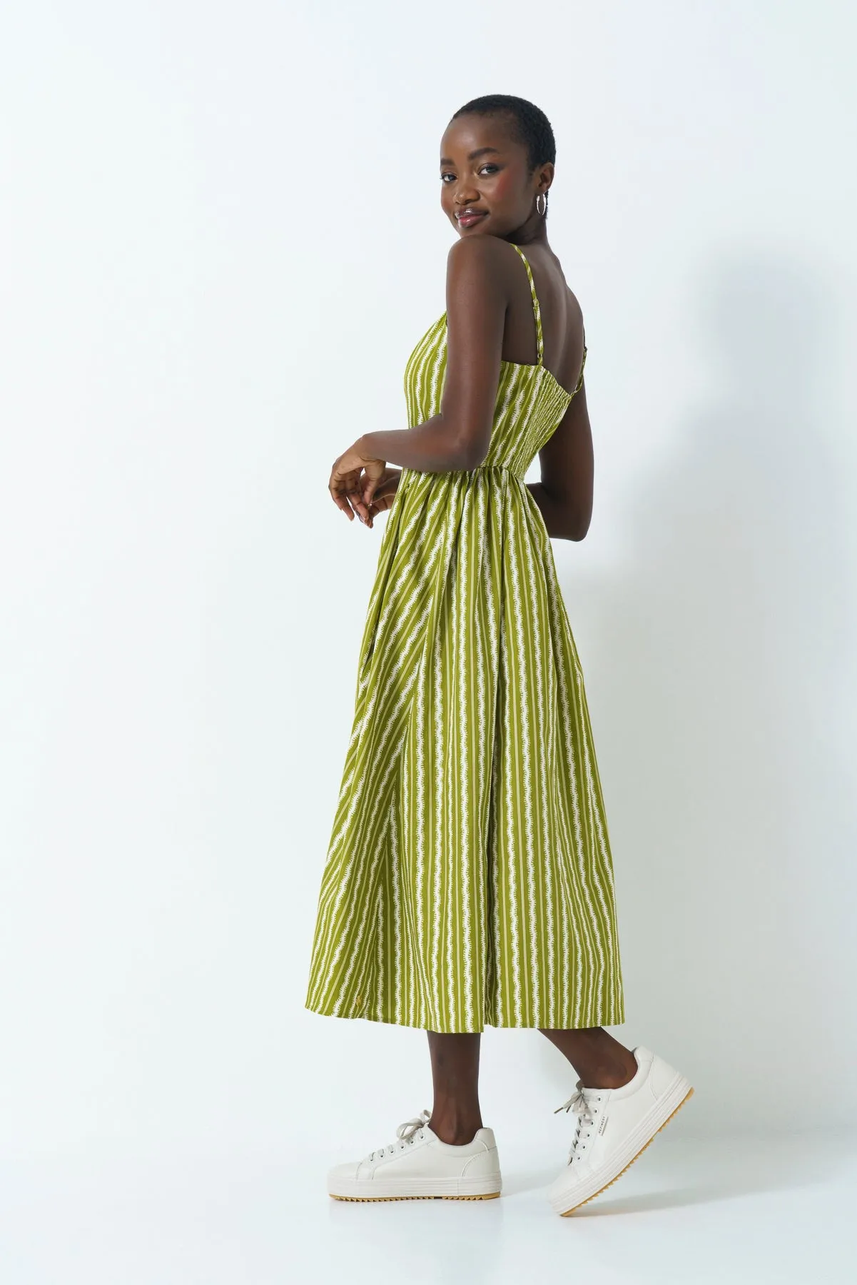 Strappy Fit & Flare Dress sold by Refinery product image thumbnail 3