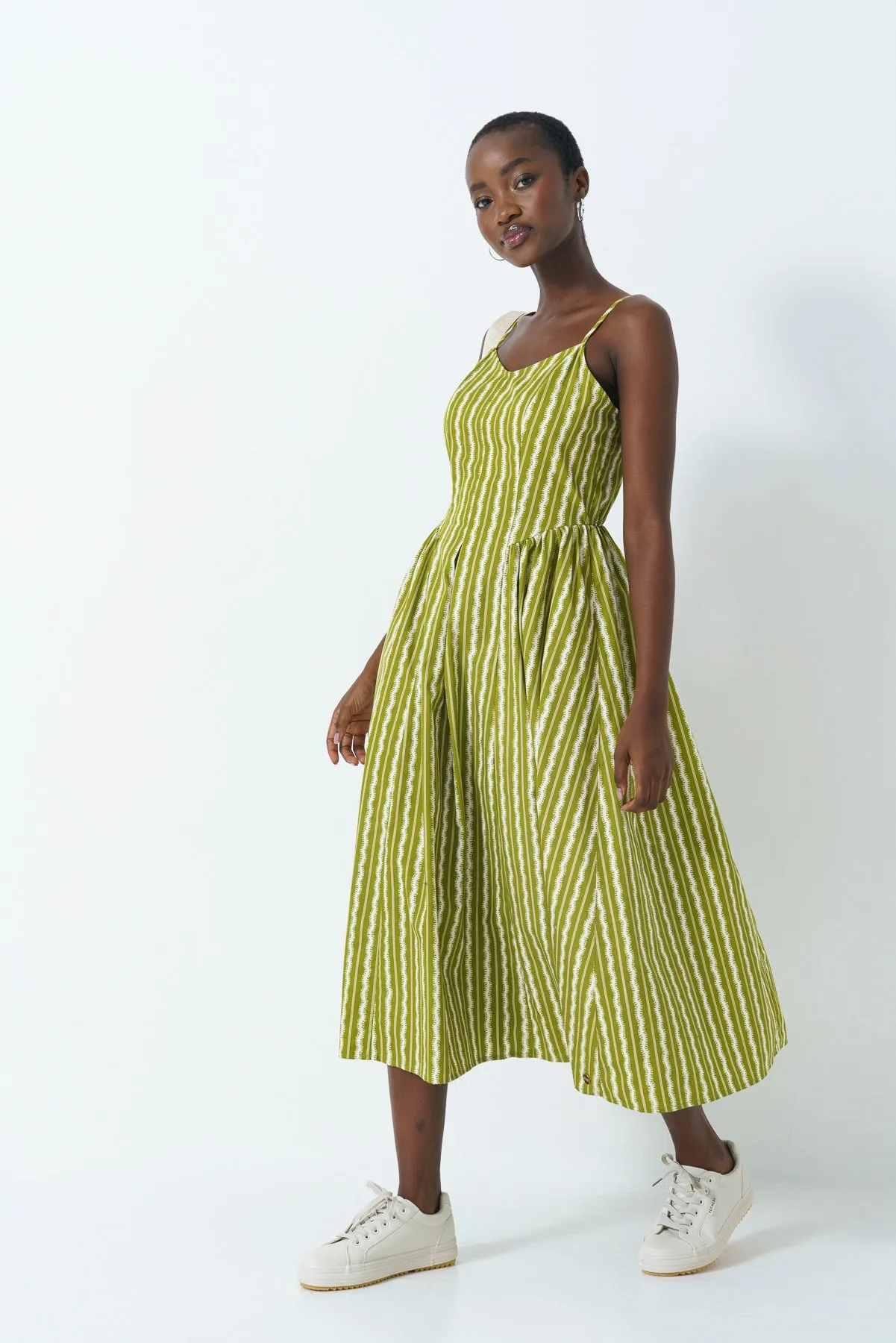 Strappy Fit & Flare Dress sold by Refinery product image thumbnail 4