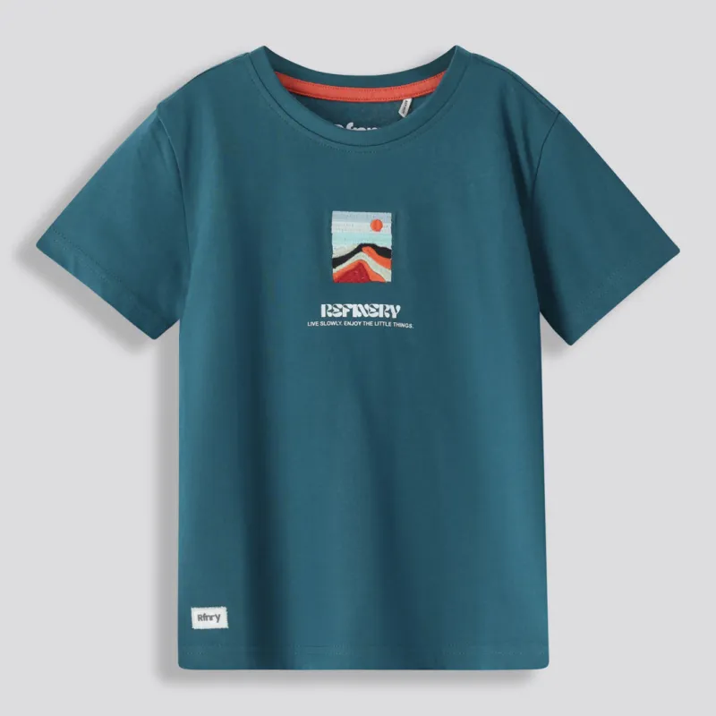 Boys Graphic Tee - Green sold by Refinery