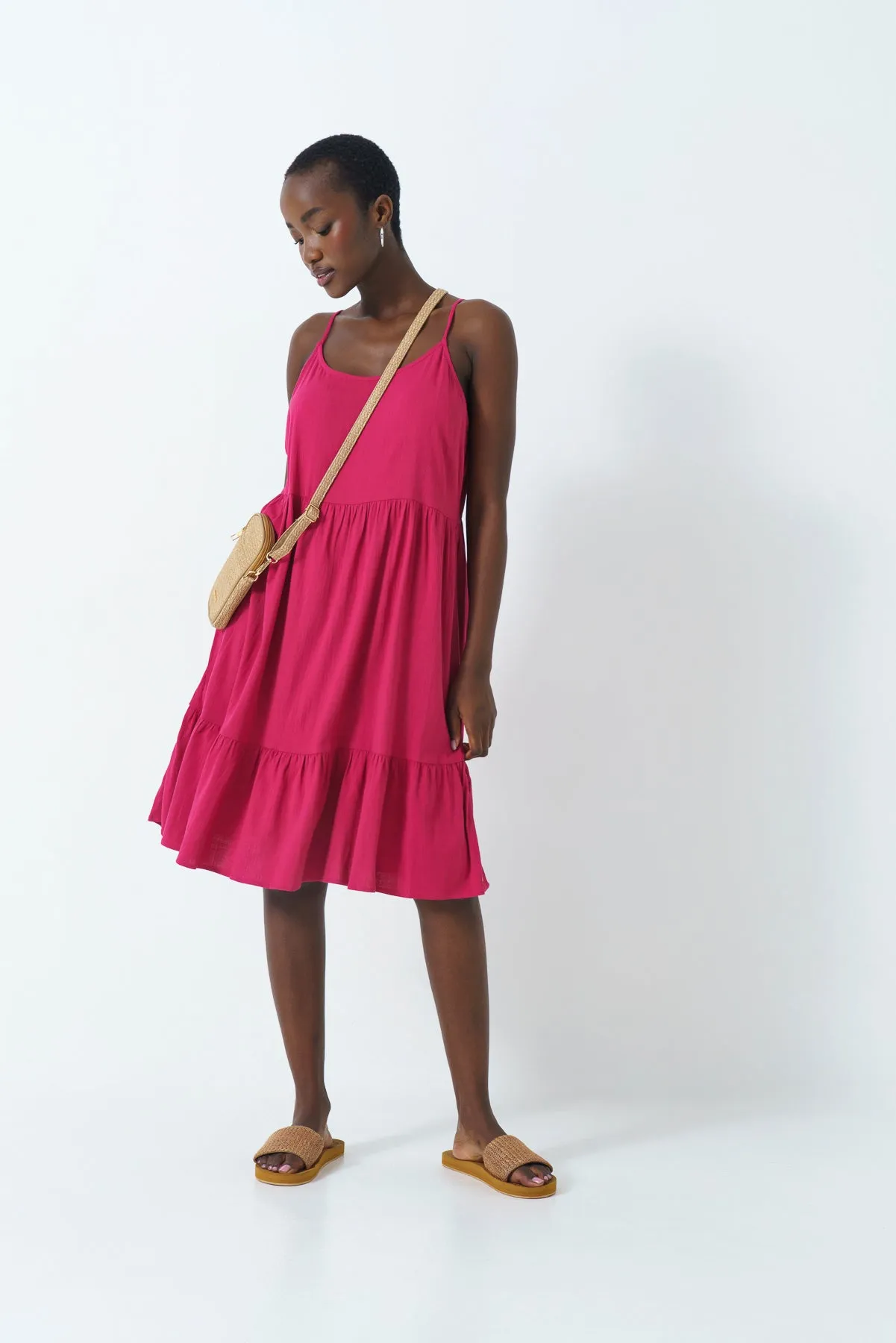 Tiered Strappy Dress sold by Refinery
