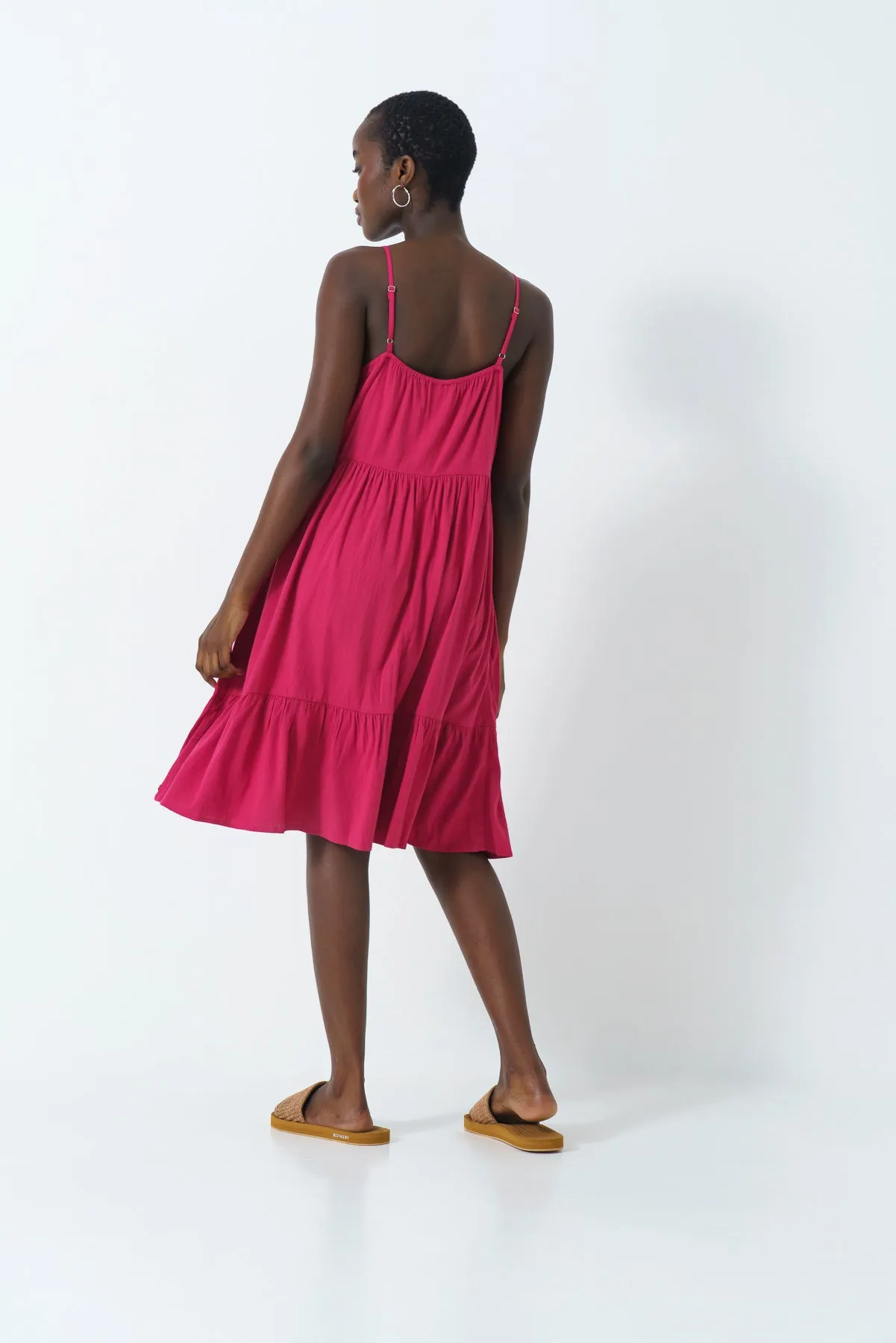 Tiered Strappy Dress sold by Refinery product image thumbnail 4