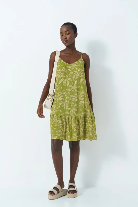 Drop Waist Crepe Dress sold by Refinery