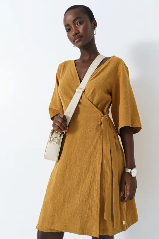 Wrap Dress sold by Refinery