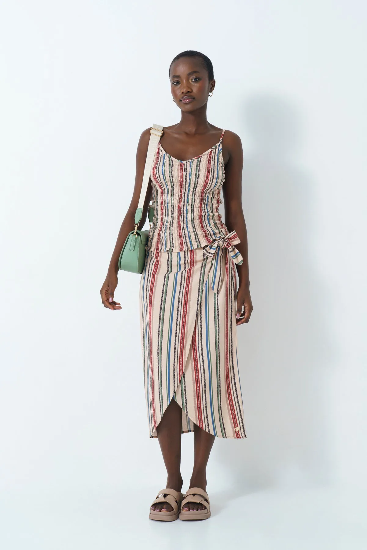 Mock Wrap Skirt sold by Refinery product image thumbnail 3