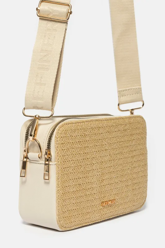 Raffia Camera Bag sold by Refinery