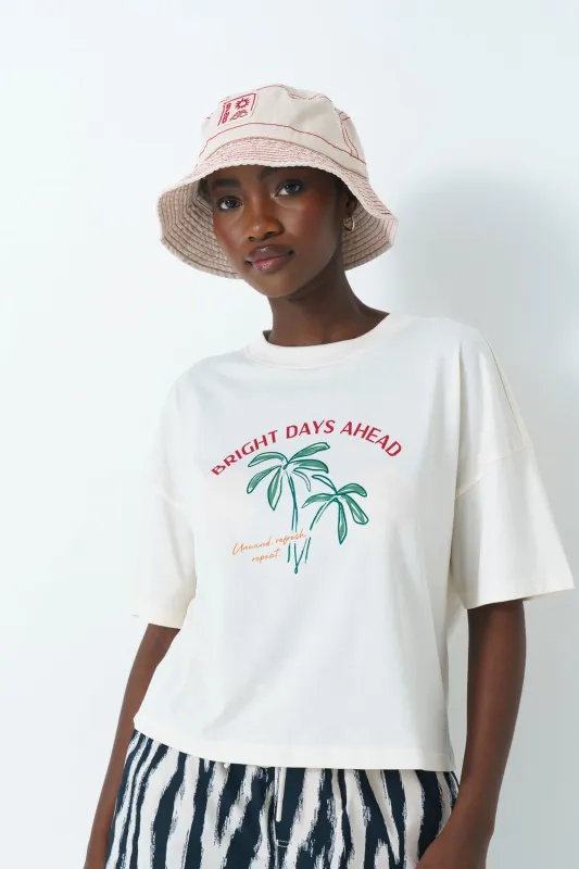 Boxy Graphic T-Shirt sold by Refinery