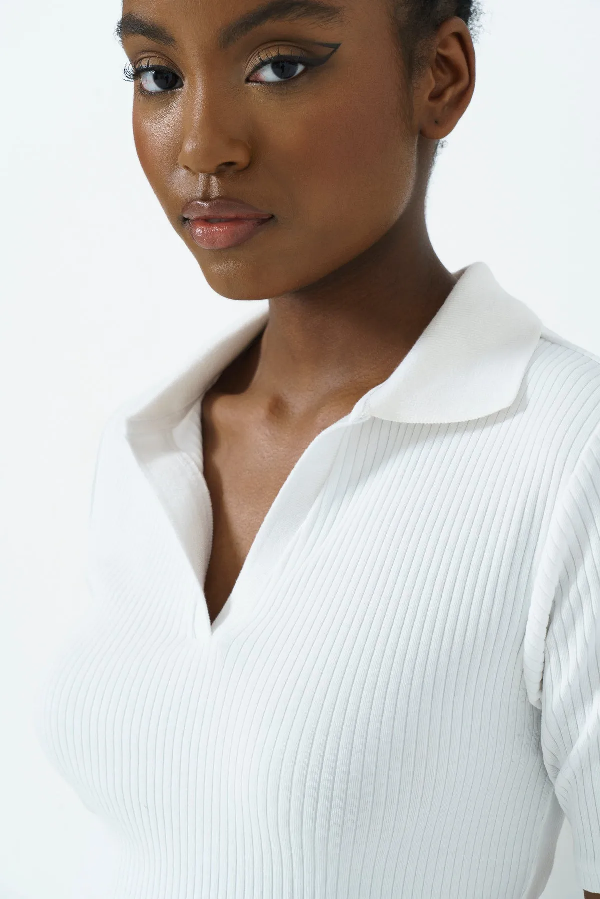 Split Collar T-Shirt sold by Refinery product image thumbnail 2