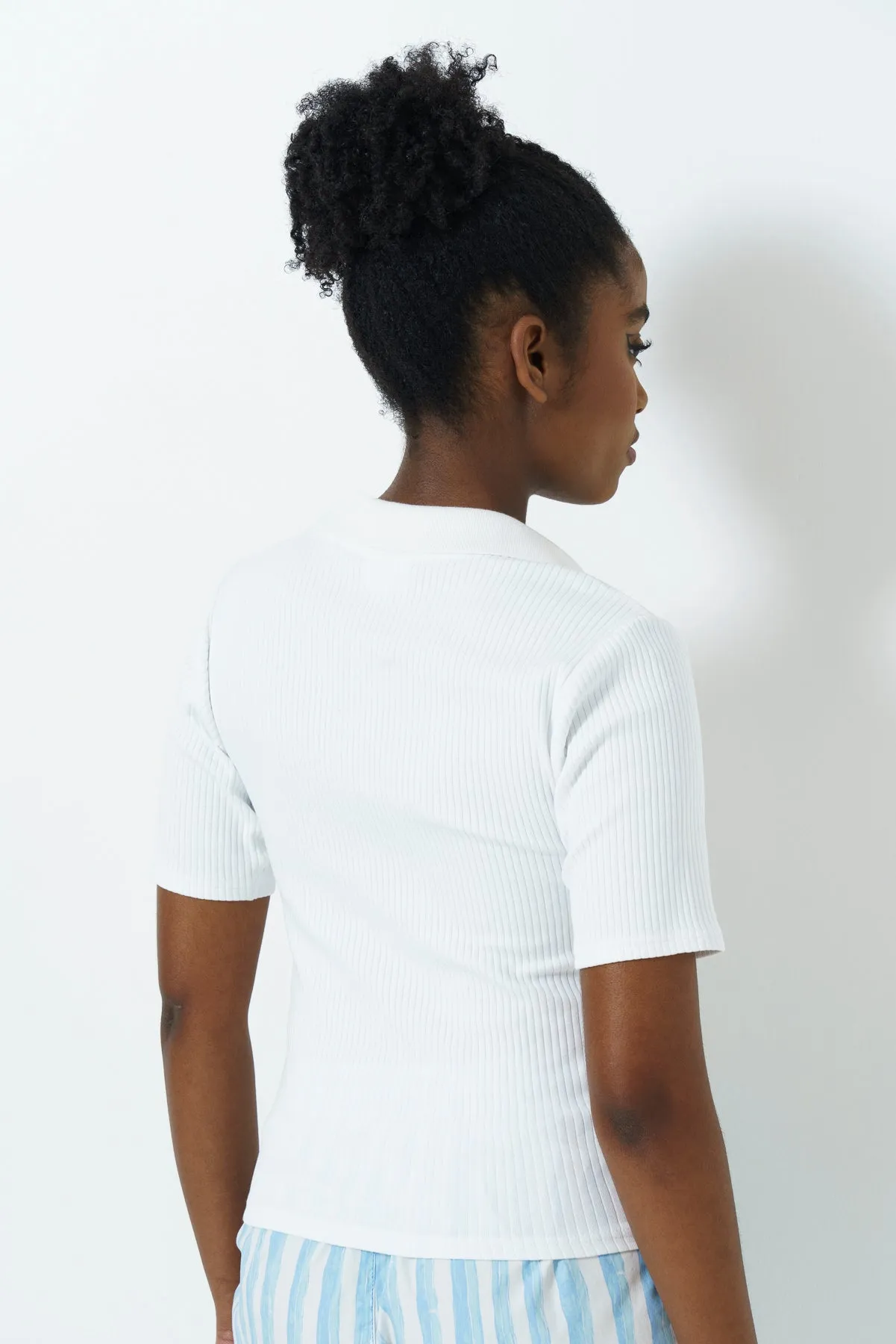 Split Collar T-Shirt sold by Refinery product image thumbnail 3