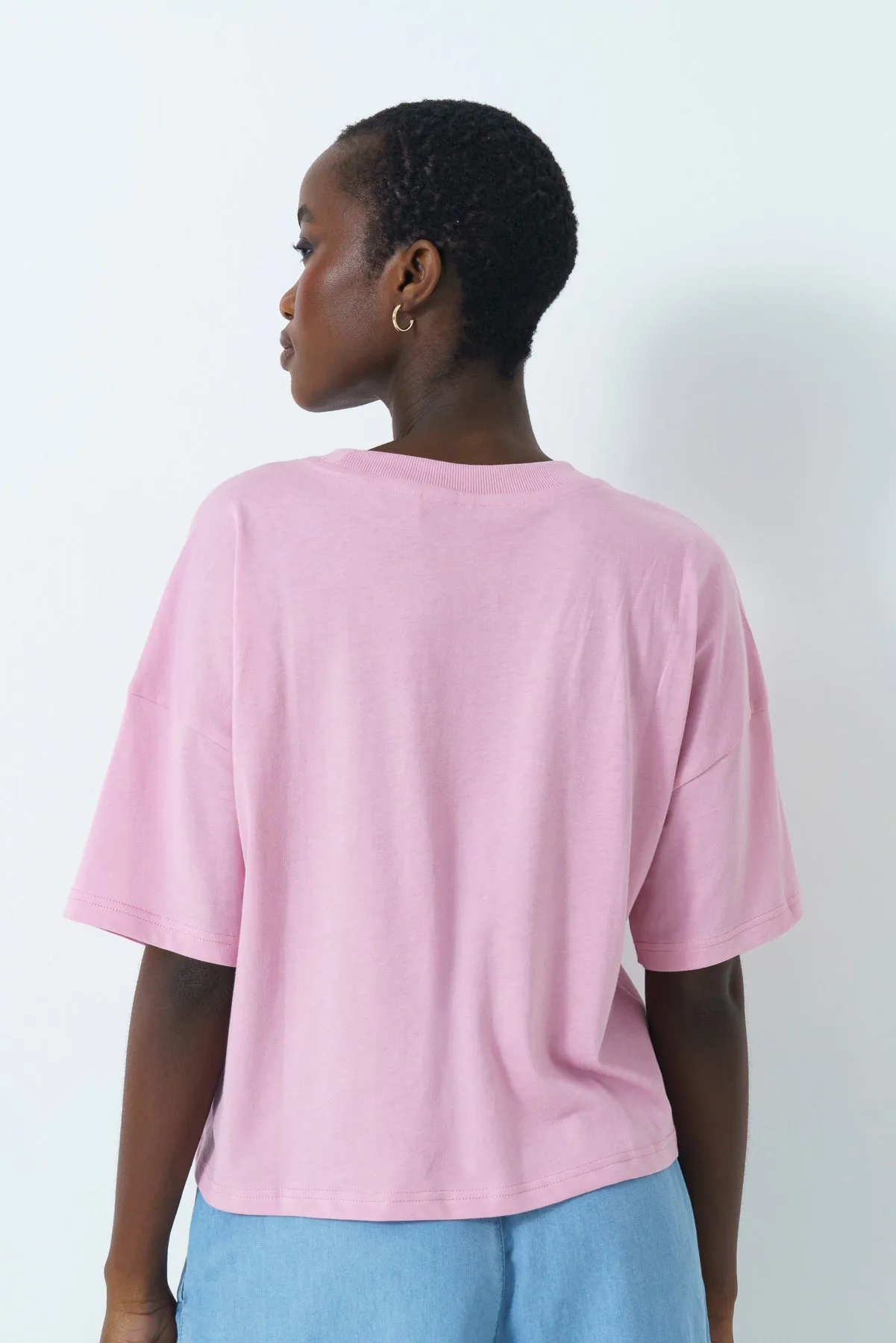 Boxy Statement T-Shirt sold by Refinery product image thumbnail 3
