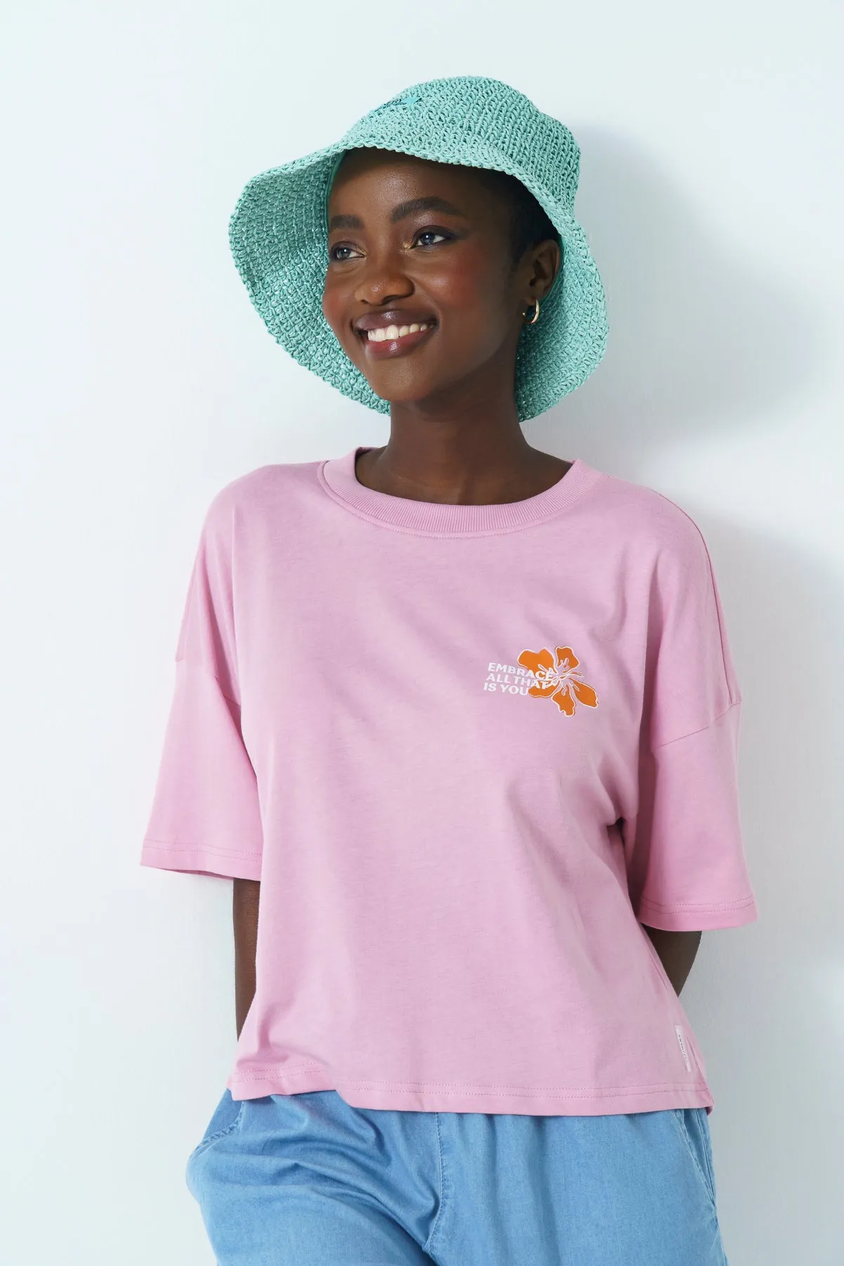 Boxy Statement T-Shirt sold by Refinery