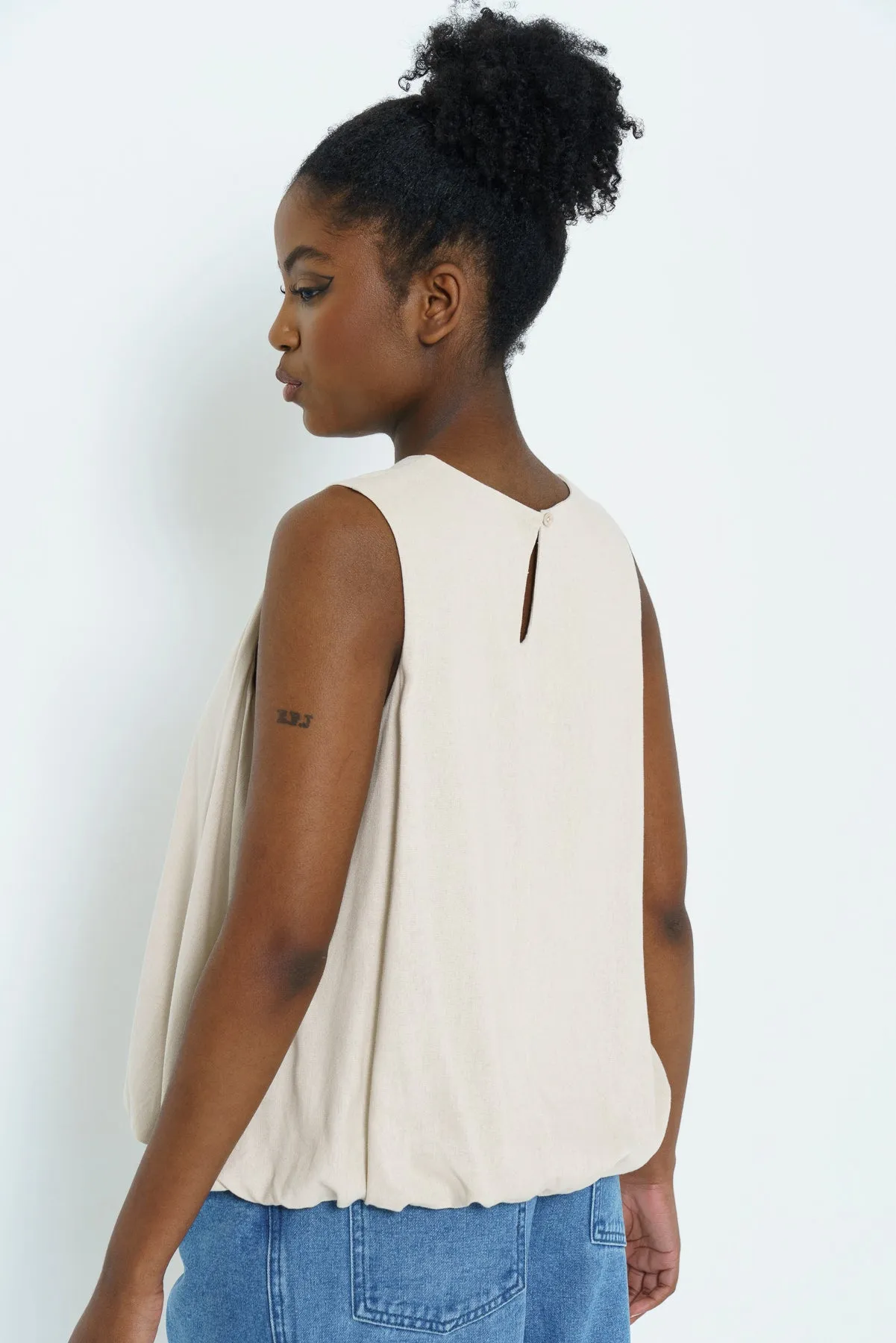 Bubble Hem Tank Top sold by Refinery product image thumbnail 2
