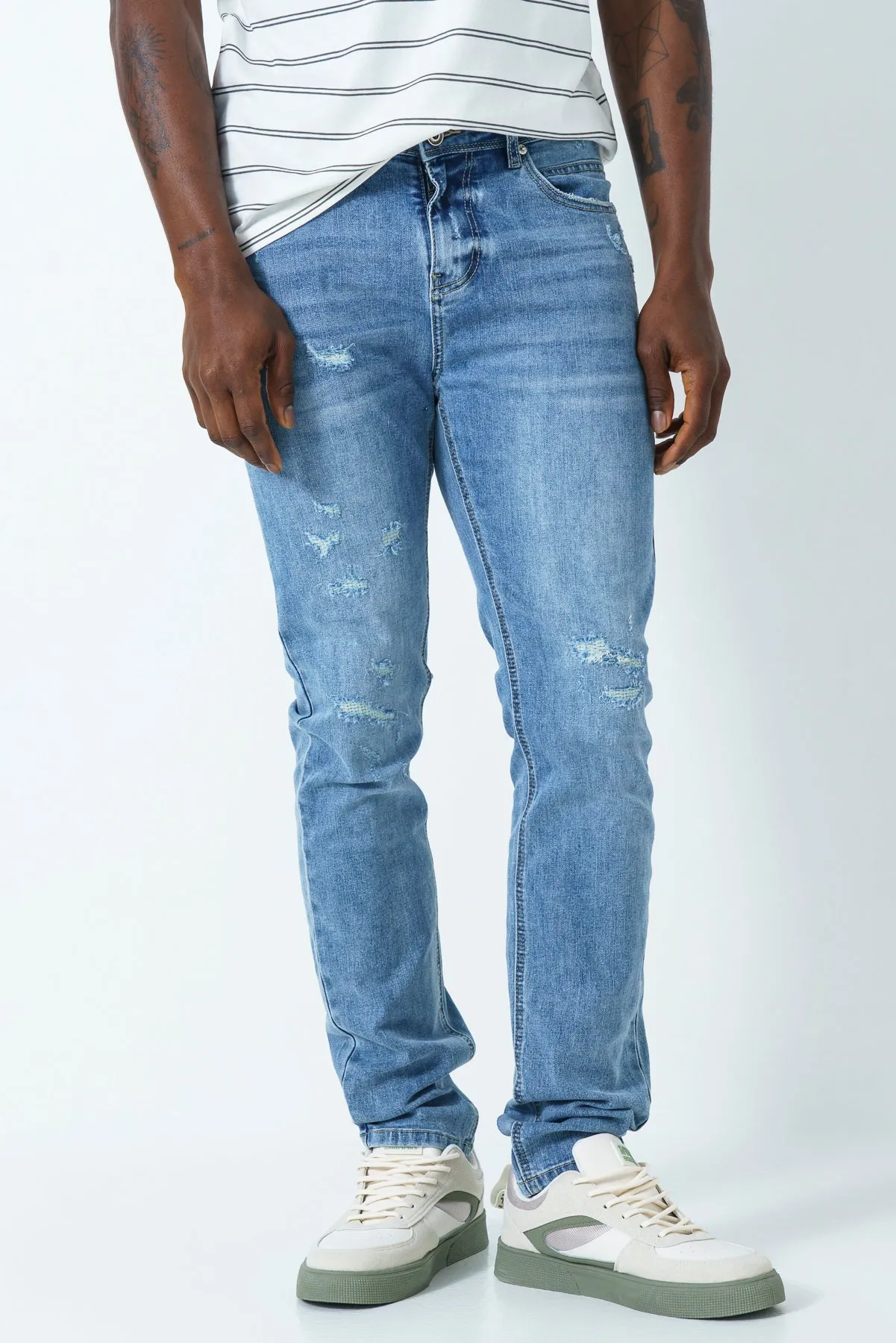 Rf02 Rip Skinny Jeans sold by Refinery product image thumbnail 2