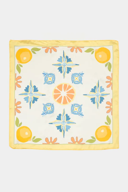 Fruit Print Hair Scarf. sold by Refinery