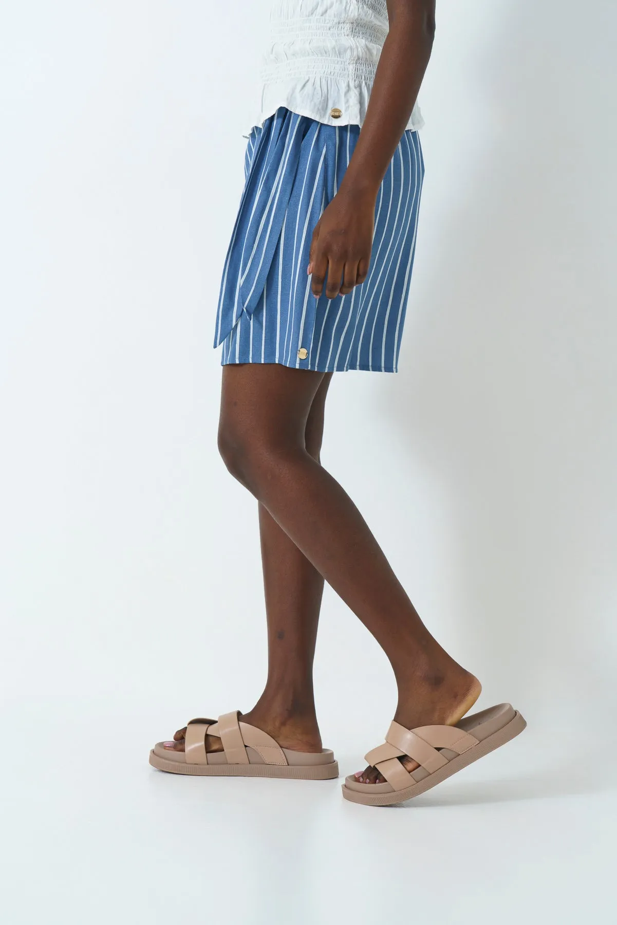 Front Tie Skort sold by Refinery product image thumbnail 4