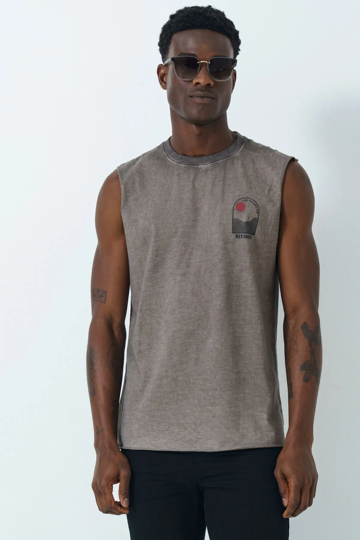 Graphic Tank T-Shirt sold by Refinery product image thumbnail 3