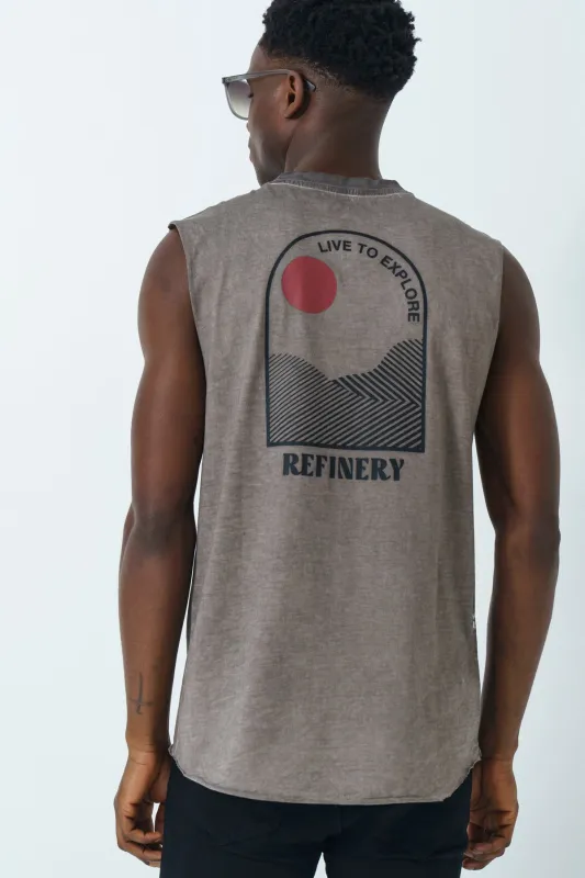 Graphic Tank T-Shirt sold by Refinery