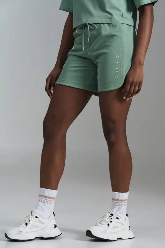 Scoop Hem Fleece Shorts sold by Refinery