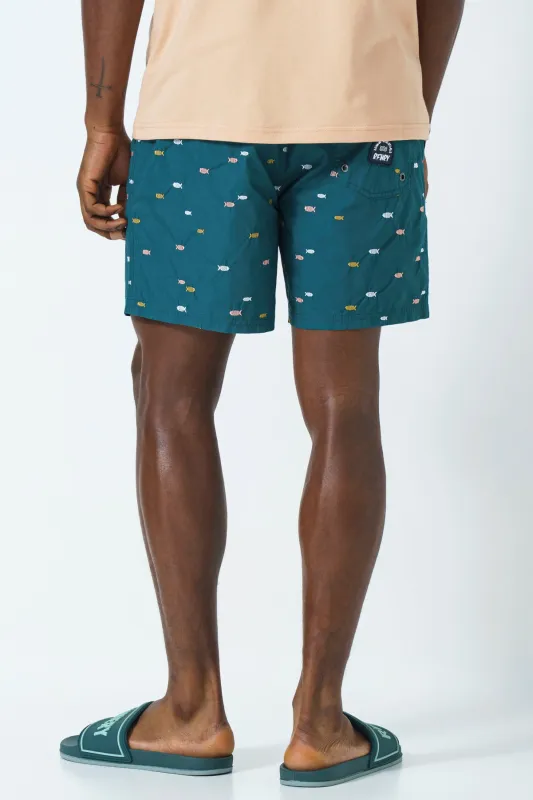 Graphic Pool Shorts sold by Refinery