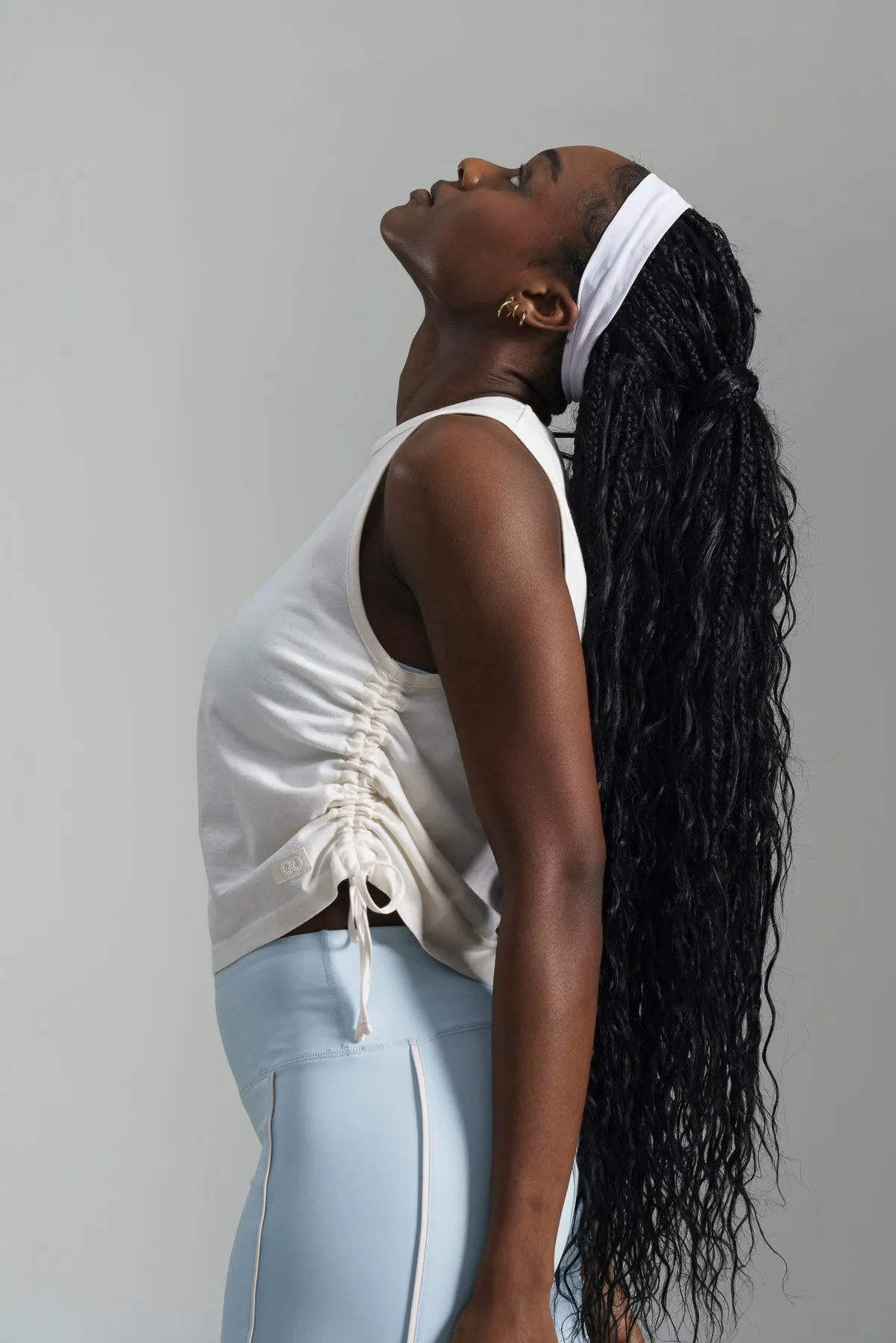 Side Ruched Tank sold by Refinery product image thumbnail 3