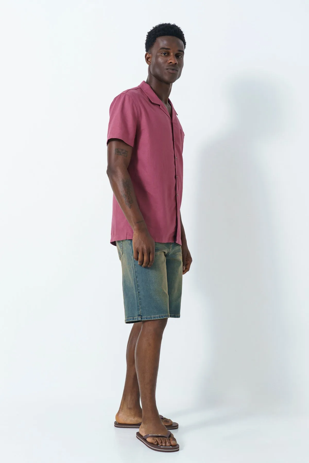 Linen Blend Shirt sold by Refinery product image thumbnail 3