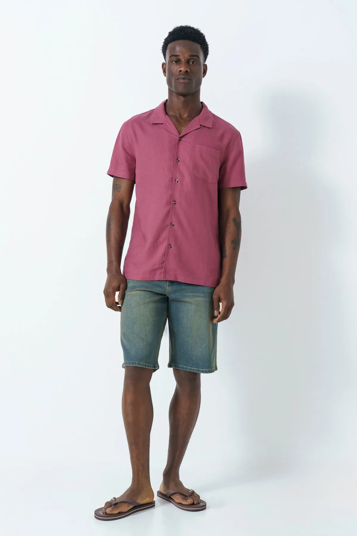 Linen Blend Shirt sold by Refinery product image thumbnail 2