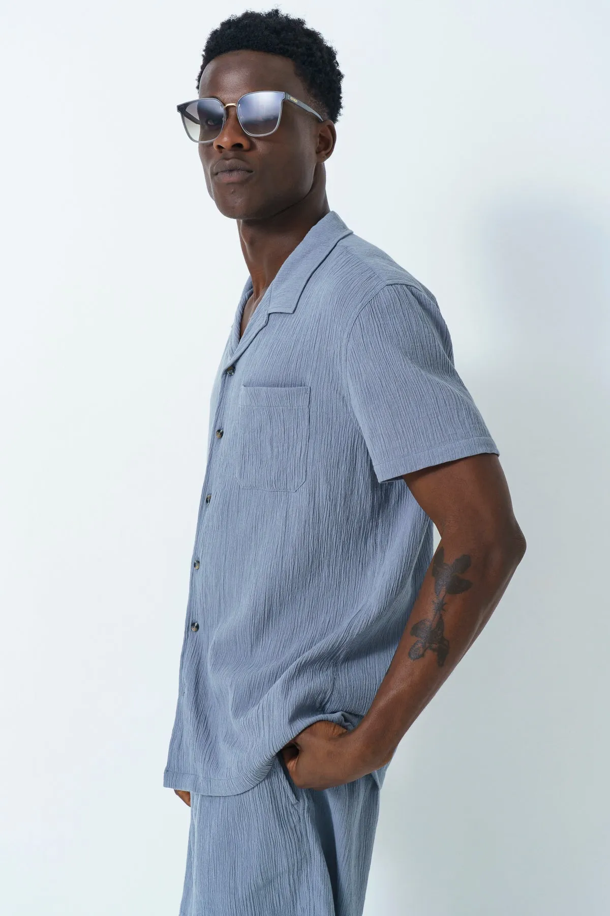 Crinkle Shirt sold by Refinery product image thumbnail 4