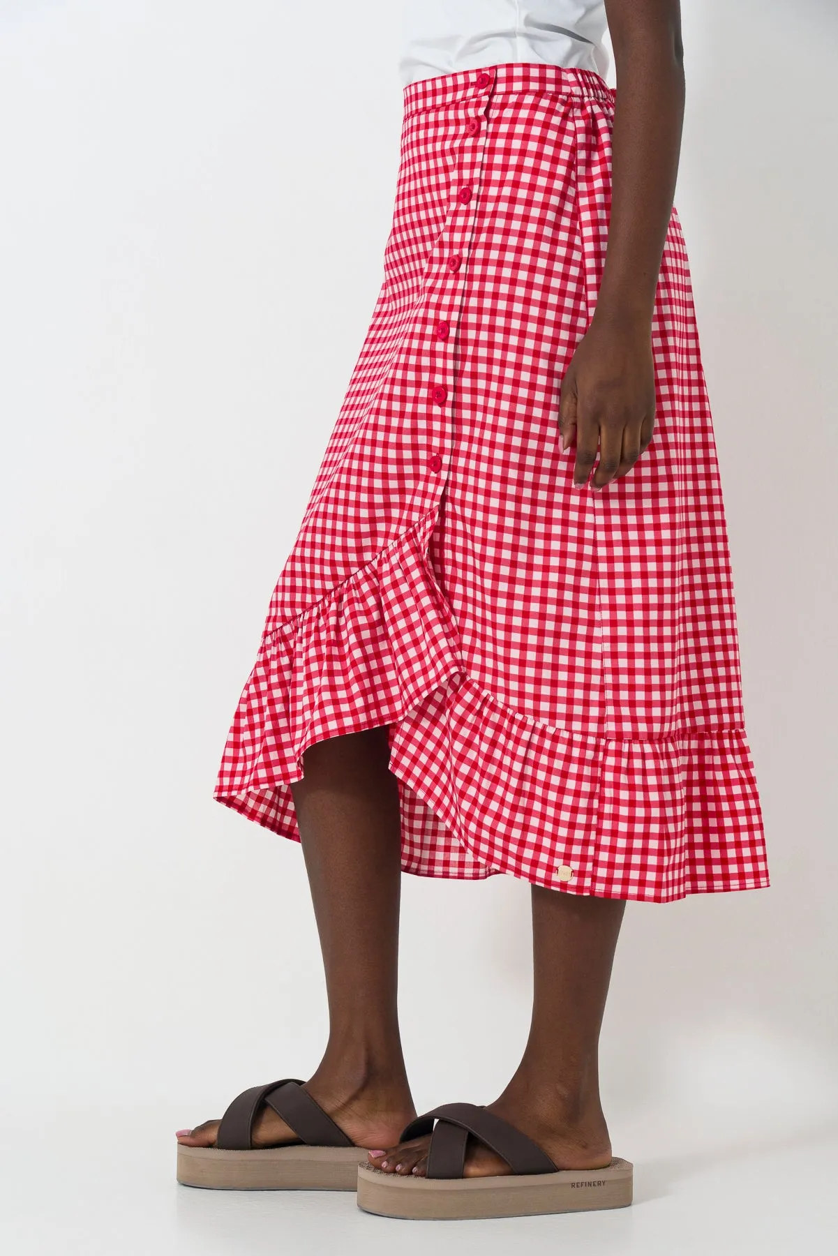 Frill Bottom Skirt sold by Refinery product image thumbnail 5