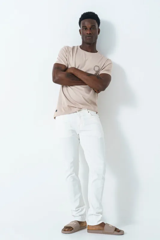 Rf02 White Denim Jeans sold by Refinery