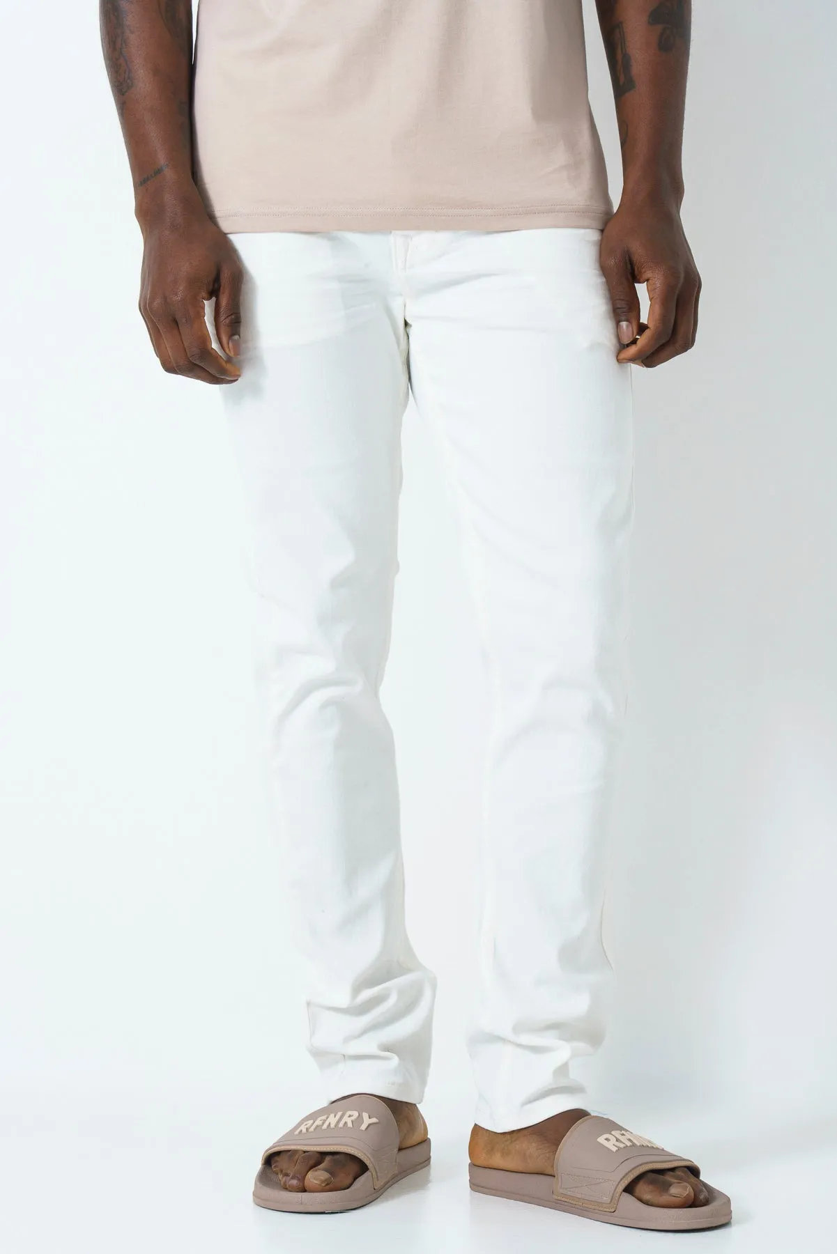 Rf02 White Denim Jeans sold by Refinery product image thumbnail 2