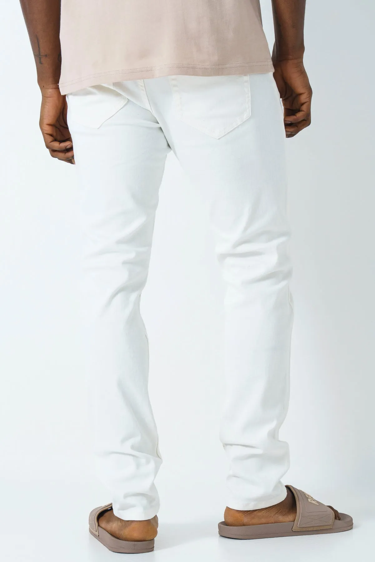 Rf02 White Denim Jeans sold by Refinery product image thumbnail 3