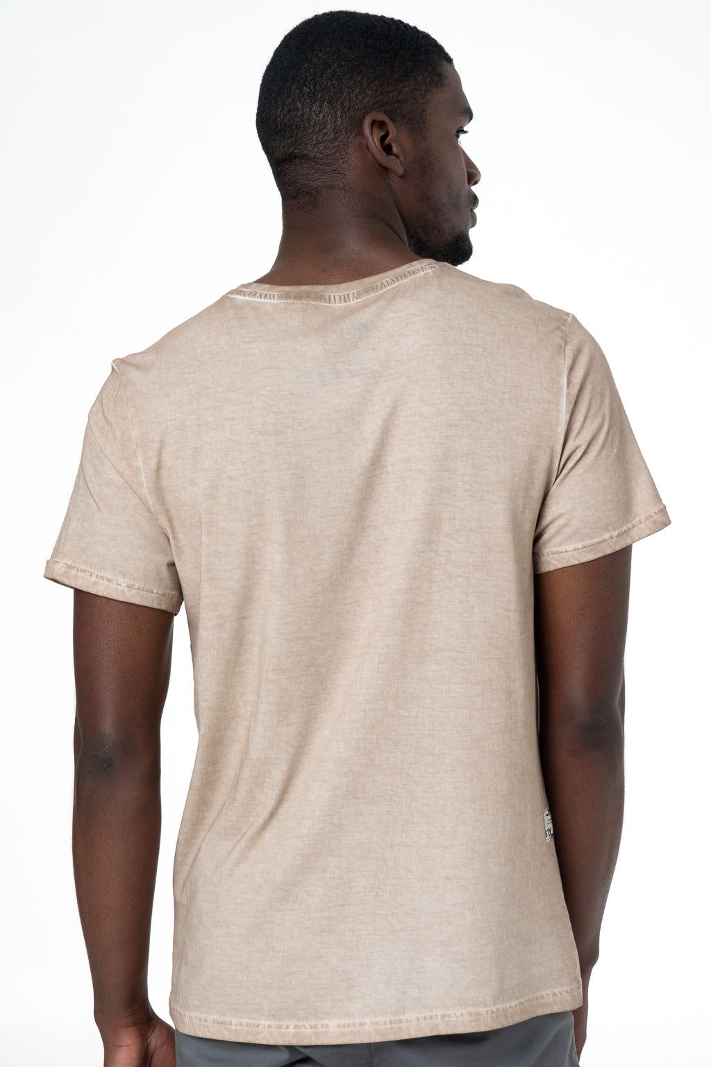 Organic Dye T-Shirt _ 143338 _ Stone sold by Refinery product image thumbnail 4