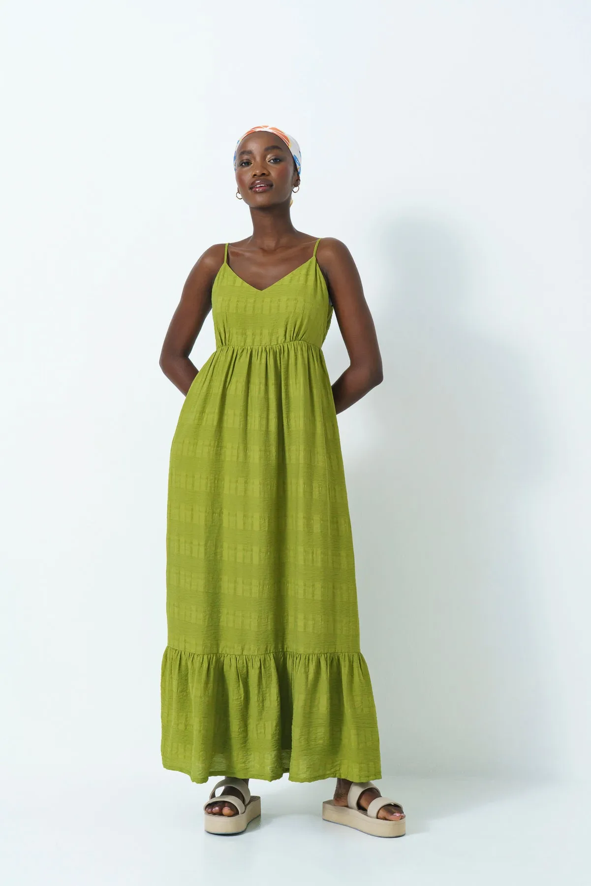 Sheer Trapeze Dress sold by Refinery product image thumbnail 4