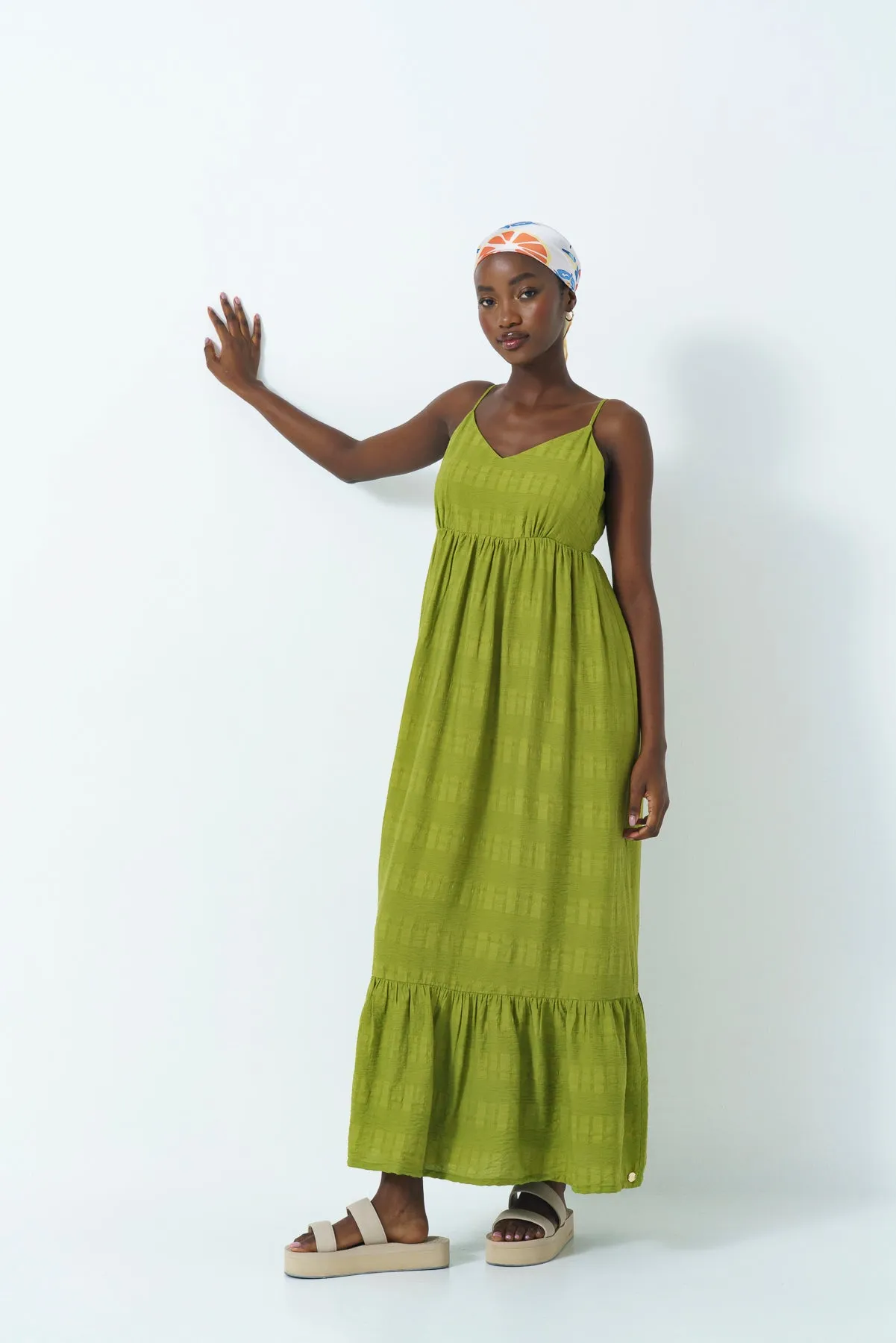 Sheer Trapeze Dress sold by Refinery