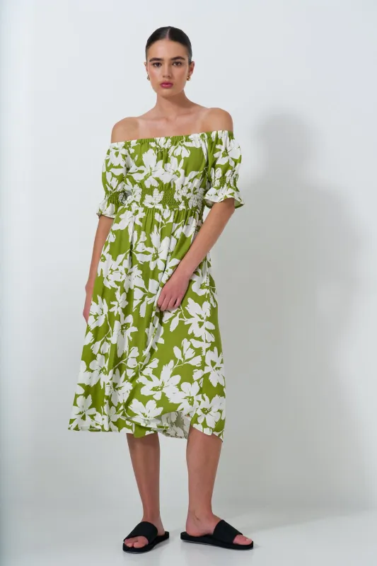 Off Shoulder Dress sold by Refinery