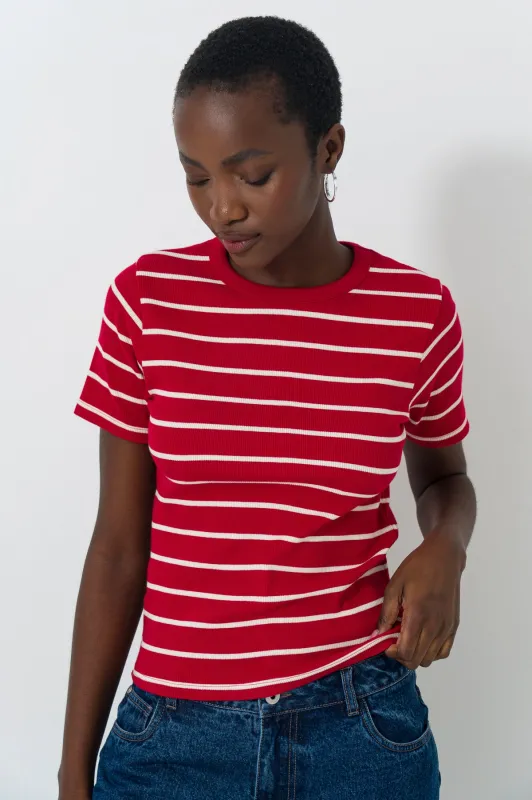 Hi Neck Fitted T-Shirt sold by Refinery