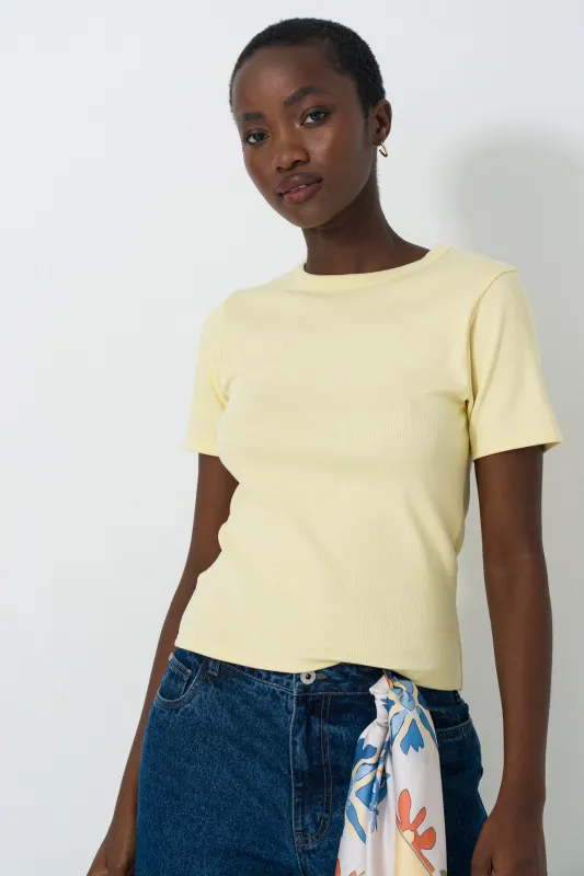 Ribbed T-Shirt sold by Refinery