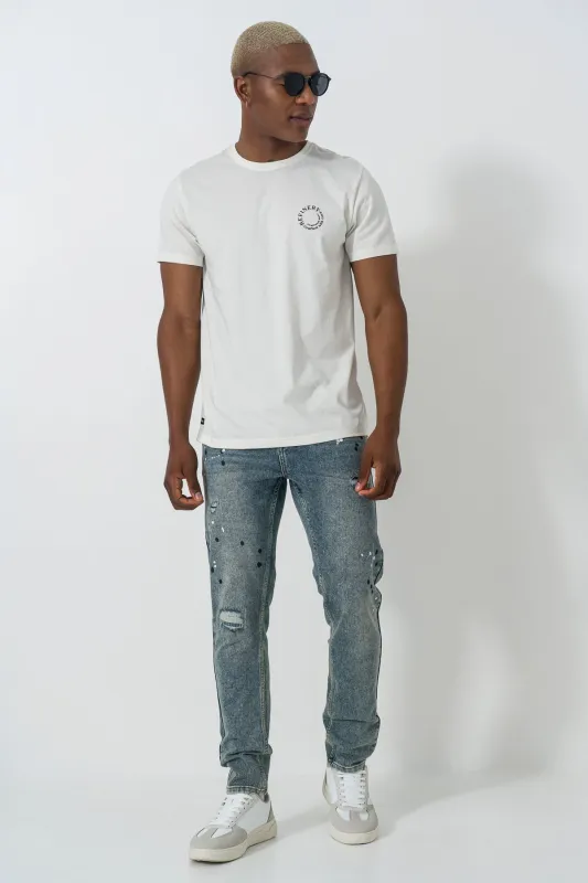 Rf02 Rip Skinny Jeans sold by Refinery
