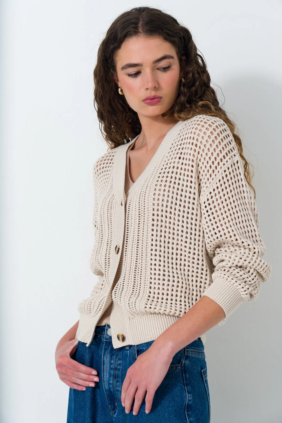 Knit Cardigan sold by Refinery product image thumbnail 2