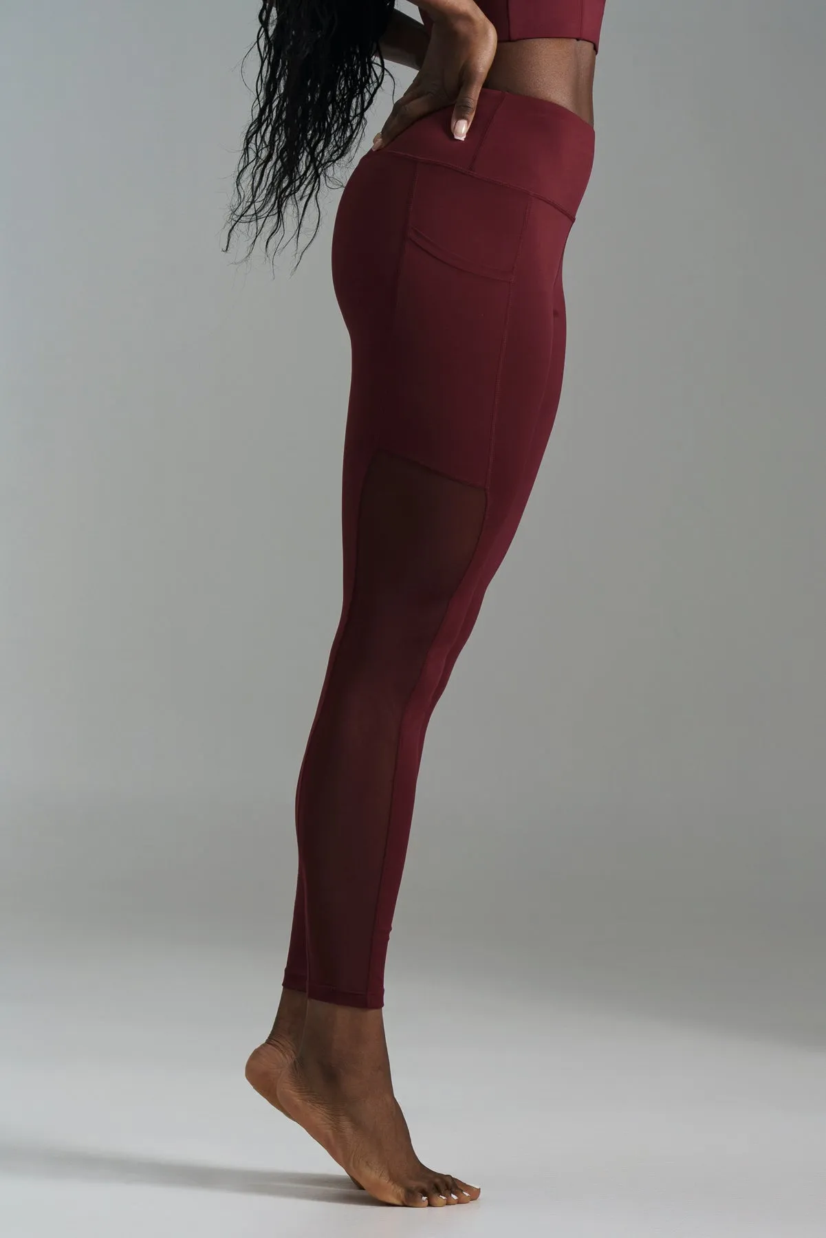 Mesh Inset Leggings sold by Refinery product image thumbnail 3