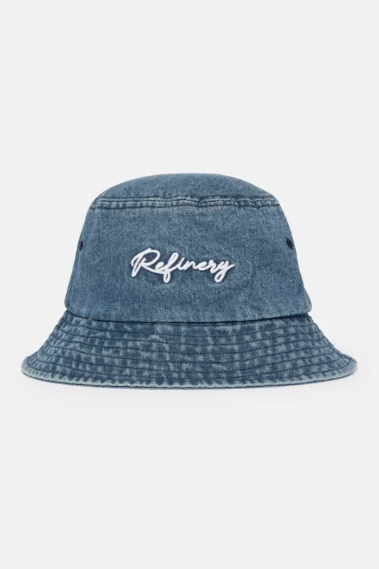 Denim Bucket Hat sold by Refinery