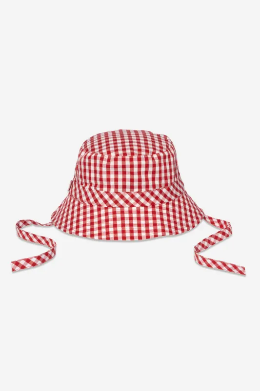 Gingham Bucket Hat sold by Refinery