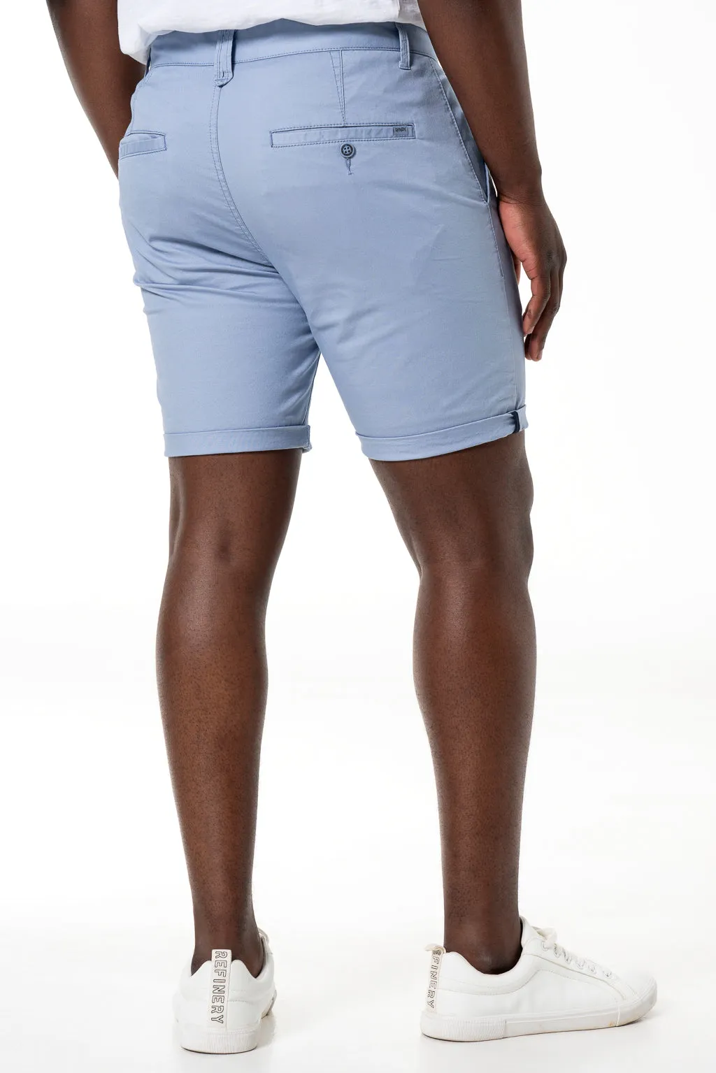Chino Shorts _ 140165 _ Light Blue sold by Refinery product image thumbnail 2