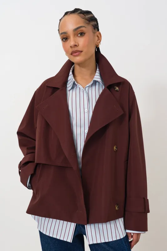 Short Trench Coat made by Refinery
