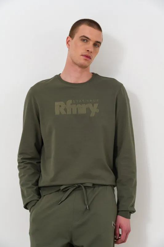 Branded Crew Sweat made by Refinery